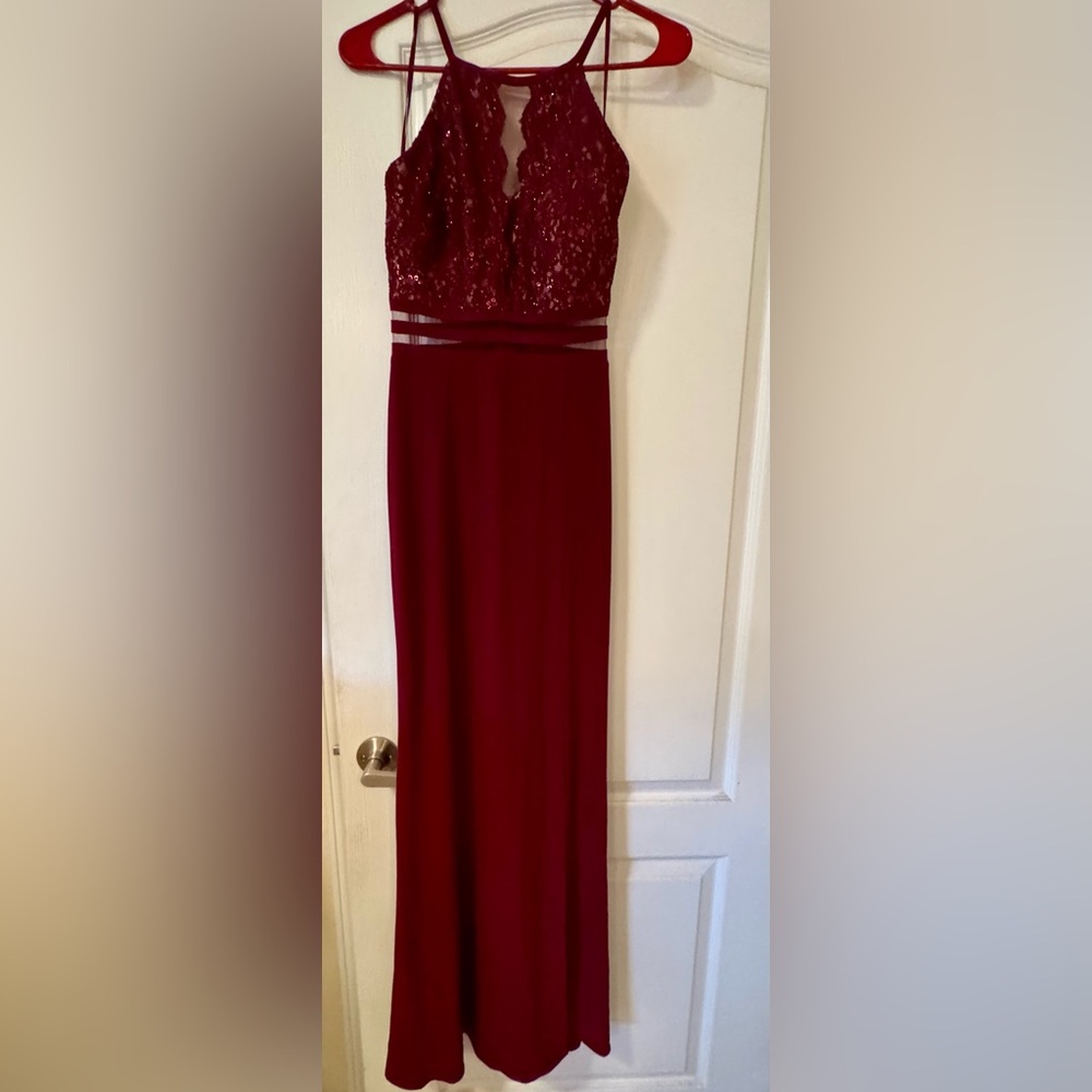 Morgan & Co. Red Maxi Pencil Skirt for Cocktail